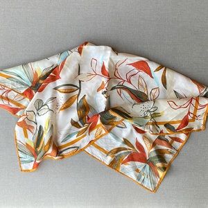 Floral scarf